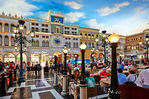 Little Venice at Venetian Hotel and Casino. Las Vegas Nevada USA