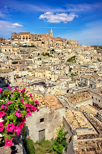 Matera Basilicata Italy. Cityscape. I sassi di Matera