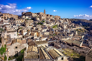 Matera Basilicata Italy. Cityscape. I sassi di Matera