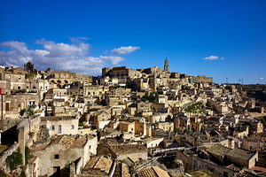 Matera Basilicata Italy. Cityscape. I sassi di Matera