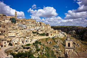 Matera Basilicata Italy. Cityscape. I sassi di Matera