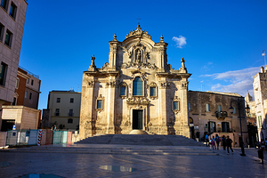 Matera Basilicata Italy. San Francesco church