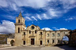 Matera Basilicata Italy. Saint Peter Caveoso Church