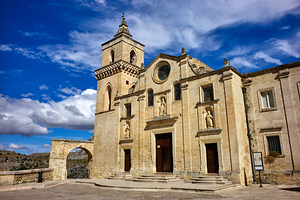 Matera Basilicata Italy. Saint Peter Caveoso Church