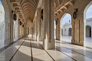 Oman. Muscat. Sultan Qaboos Grand Mosque