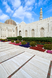 Oman. Muscat. Sultan Qaboos Grand Mosque