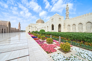 Oman. Muscat. Sultan Qaboos Grand Mosque