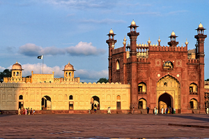 Pakistan. Badshahi mosque in Lahore