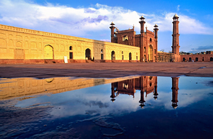 Pakistan. Badshahi mosque in Lahore