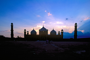 Pakistan. Badshahi mosque in Lahore