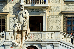 Pisa Tuscany Italy. Scuola Normale Superiore at Palazzo della Carovana