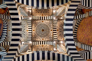 Bologna Italy. Rocchetta Mattei is a fortress located in the northern Apennines