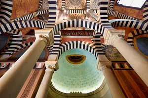 Bologna Italy. Rocchetta Mattei is a fortress located in the northern Apennines