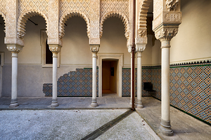Bologna Italy. Rocchetta Mattei is a fortress located in the northern Apennines