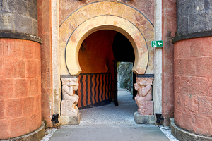 Bologna Italy. Rocchetta Mattei is a fortress located in the northern Apennines