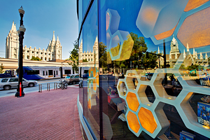 Salt lake Temple. Salt Lake City. Utah USA
