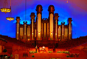 The Tabernacle Pipe Organ. Salt Lake City Utah USA