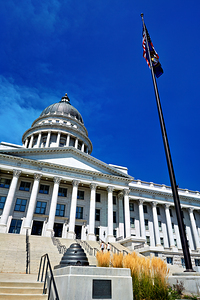 The Utah State Capitol house of government for the U.S. state of Utah.