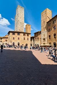 San Gimignano. Tuscany. Italy. Piazza del Duomo
