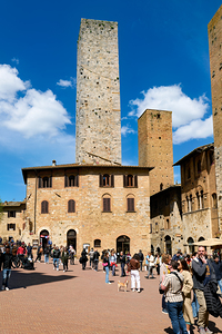 San Gimignano. Tuscany. Italy. Piazza del Duomo