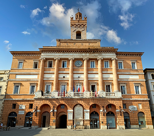 Foligno Umbria Italy. The Town Hall Communal Palace