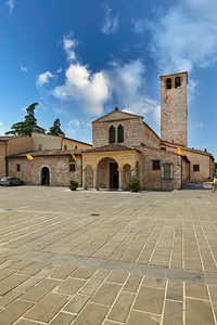 Foligno Umbria Italy. The church of Santa Maria Infraportas