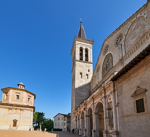 Spoleto Umbria Italy. The Cathedral