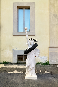 Spoleto Umbria Italy. Modern Art at Collicola Palace Art Gallery