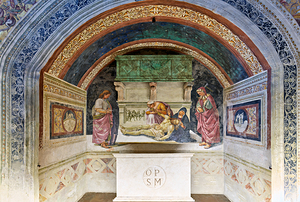 Orvieto Umbria Italy. The chapel of the Madonna di San Brizio frescoed by Fra Angelico and Benozzo Gozzoli