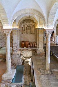 Verona Veneto Italy. Verona Cathedral Duomo di Verona. The crypt