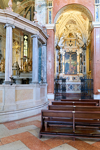 Verona Veneto Italy. San Fermo Maggiore Church