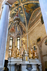 Verona Veneto Italy. San Fermo Maggiore Church