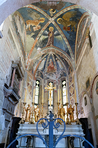 Verona Veneto Italy. San Fermo Maggiore Church