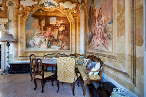 Vicenza Veneto Italy. The interiors of the Villa Valmarana ai Nani frescoed  by Giambattista and Giandomenico Tiepolo