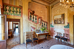 Vicenza Veneto Italy. The interiors of the Villa Valmarana ai Nani frescoed  by Giambattista and Giandomenico Tiepolo