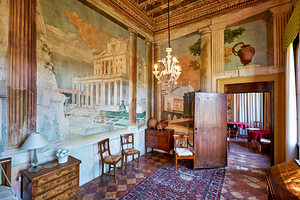 Vicenza Veneto Italy. The interiors of the Villa Valmarana ai Nani frescoed  by Giambattista and Giandomenico Tiepolo