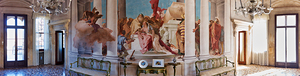 Vicenza Veneto Italy. The interiors of the Villa Valmarana ai Nani frescoed  by Giambattista and Giandomenico Tiepolo