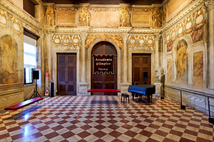 Vicenza Veneto Italy. The interiors of the Teatro Olimpico Olympic Theatre