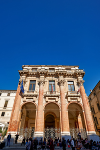 Vicenza Veneto Italy. The palazzo del Capitaniato also known as loggia del Capitanio or loggia Bernarda