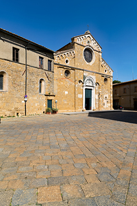Volterra Tuscany Italy. The Cathedral Duomo di Volterra
