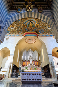 Volterra Tuscany Italy. The Cathedral Duomo di Volterra