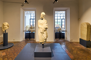 Volterra Tuscany Italy. Guarnacci Museum of Etruscan Artifacts