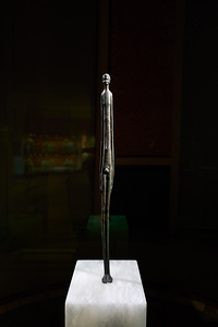 Volterra Tuscany Italy. Guarnacci Museum of Etruscan Artifacts. Ombra della sera Shadow of the evening