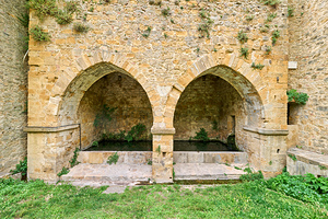Volterra Tuscany Italy. San Felice thermal springs