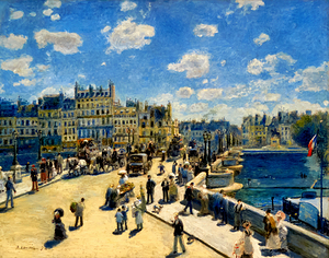 Auguste Renoir - Pont Neuf Paris - 1872
