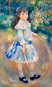 Auguste Renoir - Girl with a hoop - 1885