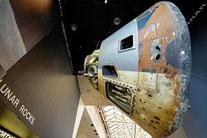 Inside the Smithsonian National Air and Space Museum. Washington D.C.