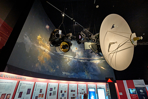 Inside the Smithsonian National Air and Space Museum. Washington D.C.