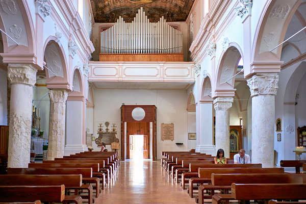 Vieste Gargano. Apulia Puglia Italy. The Cathedral Print