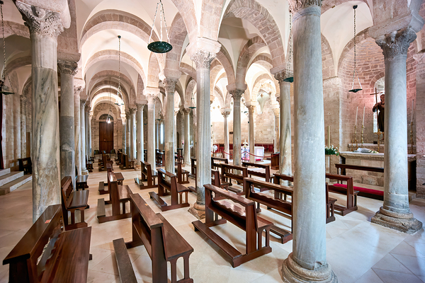 Apulia Puglia Italy. Trani. Basilica Cattedrale Beata Maria Vergine Assunta dedicated to Saint Nicholas Print